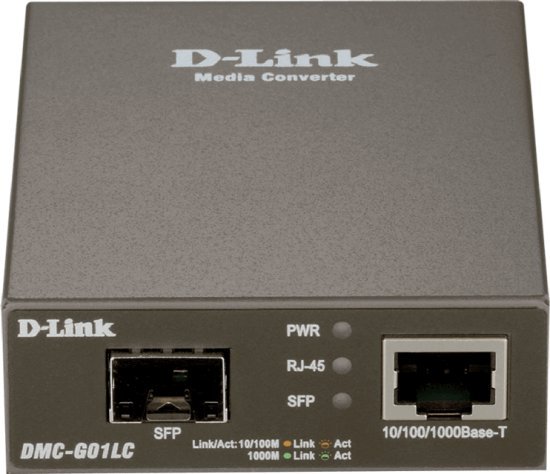 ממיר חיבור רשת אופטי D-Link Gigabit Media Converter DMC-G01LC 1 ממיר חיבור רשת אופטי D-Link Gigabit Media Converter DMC-G01LC
