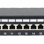 פנל 24 מחברים RJ-45 CAT 6