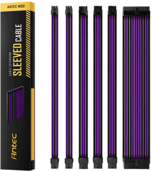 sleeved extension cable kit purple black pdt03 עמוד ראשי