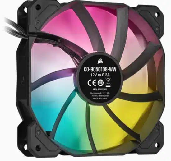 מאורר למארז Corsair iCue SP120 RGB ELITE Preformance 120mm PWM 3 מאורר למארז Corsair iCue SP120 RGB ELITE Preformance 120mm PWM – תמונה 3