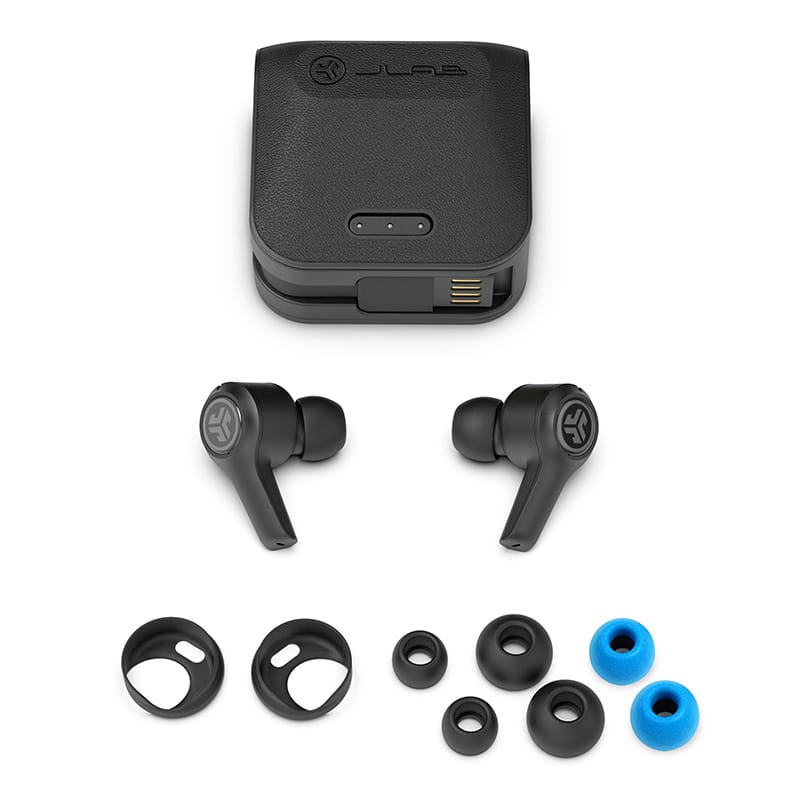 אוזניות True Wireless לשיחות ומוזיקהJLab JBuds Air Executive - 6 אוזניות True Wireless לשיחות ומוזיקהJLab JBuds Air Executive
