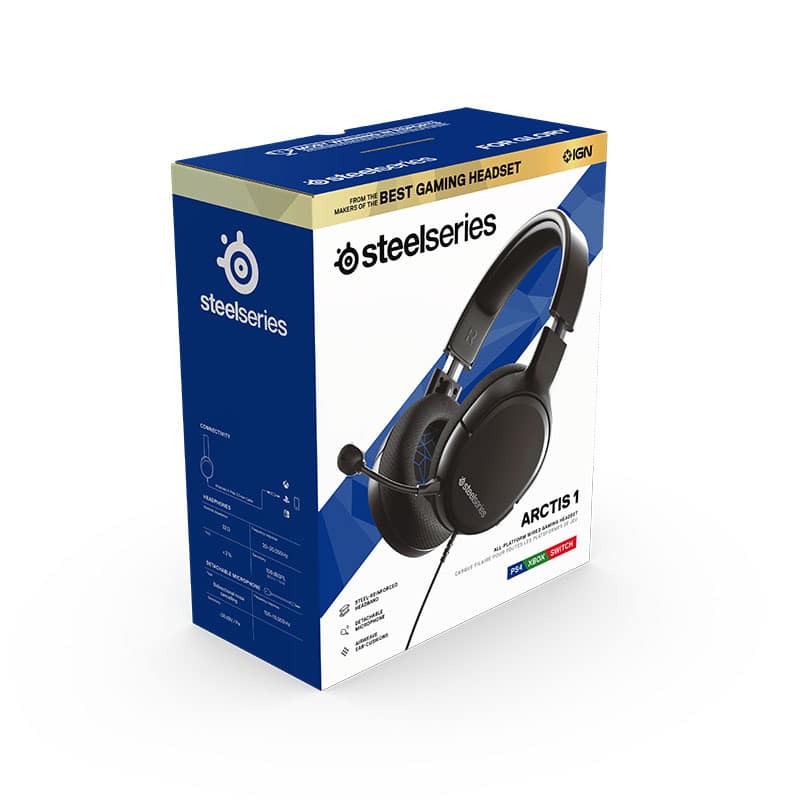 אוזניות גיימינג איכותיות ל- Playstation - Arctis1 PS 2 אוזניות גיימינג איכותיות ל- Playstation
