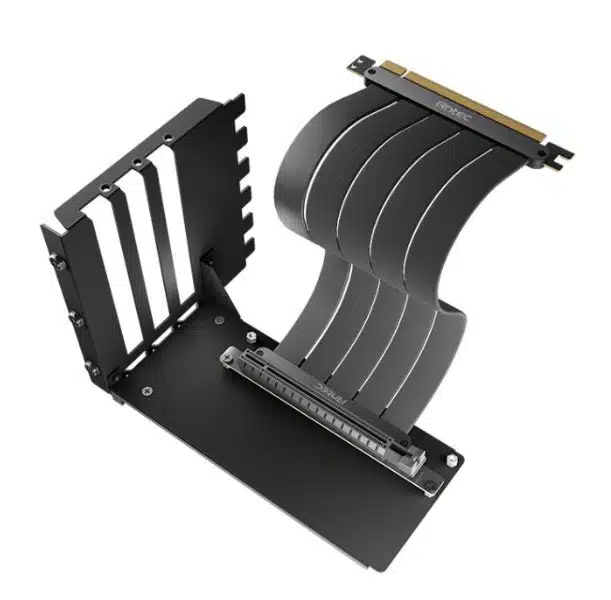 כבל ותושבת לכ. מסך Antec PCI-E 4.0 Riser Cable With Bracket Black 1 כבל ותושבת לכ. מסך Antec PCI-E 4.0 Riser Cable With Bracket Black