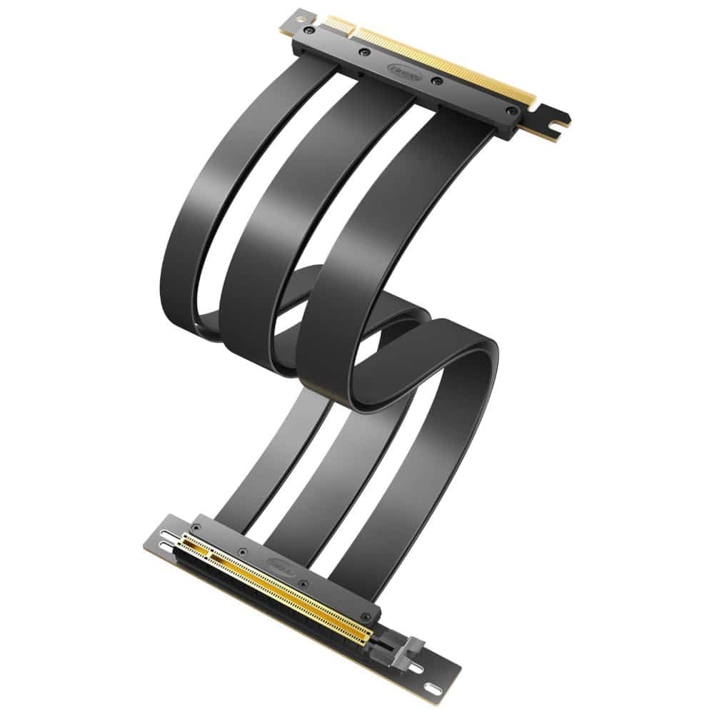 כבל לכרטיס מסך Antec PCIE 4.0 Riser Cable Black 1 כבל לכרטיס מסך Antec PCIE 4.0 Riser Cable Black