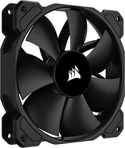 מאורר למארז CORSAIR FAN WHITE 120MM BULK BLACK 1 מאורר למארז CORSAIR FAN 3PIN 120MM BULK BLACK