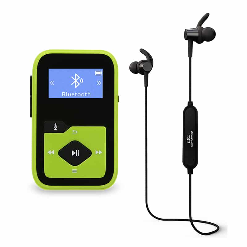 נגן MP3 עם אוזניות אלחוטיות - AC 160KIT 4 נגן MP3 עם אוזניות אלחוטיות