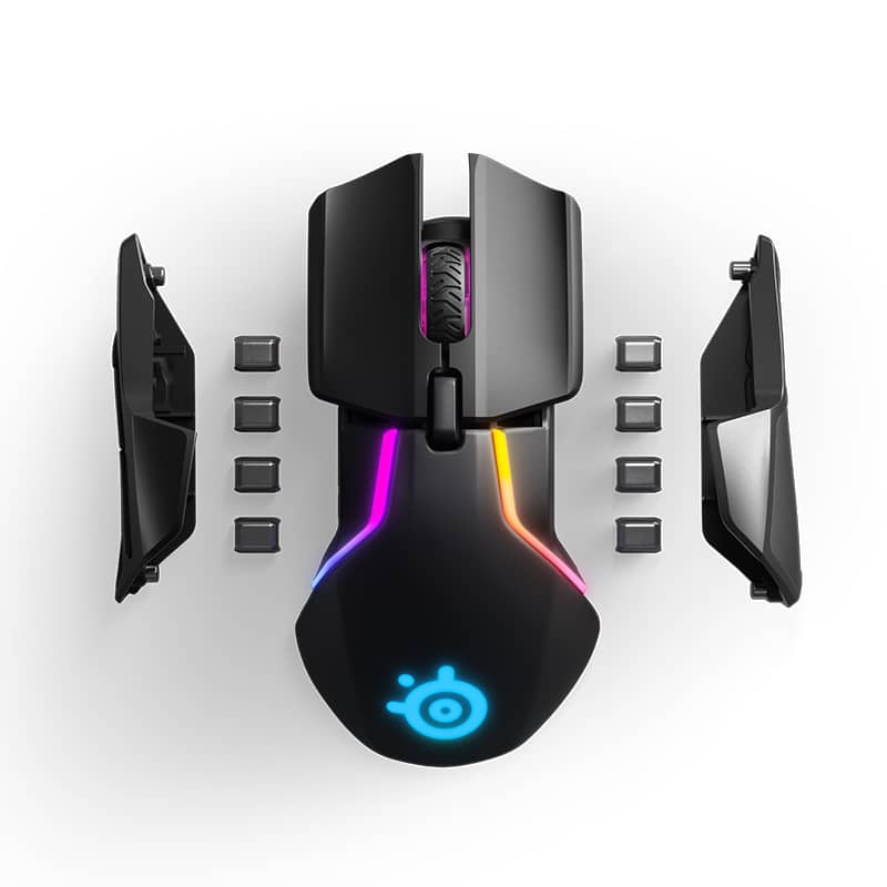 עכבר גיימינג אופטי אלחוטי איכותי - Rival 650 5 עכבר גיימינג אופטי אלחוטי איכותי