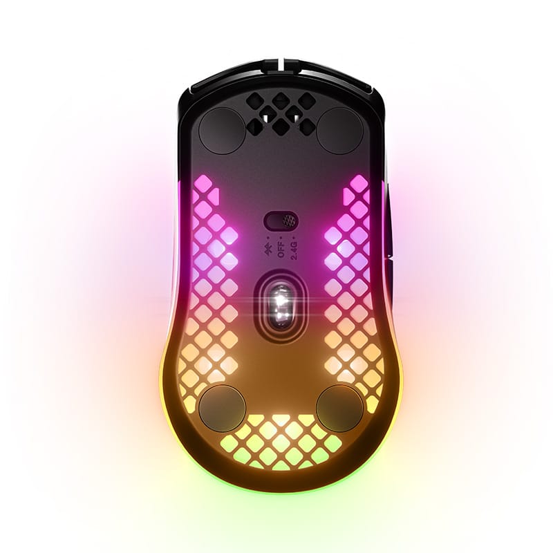 עכבר גיימינג אלחוטי קל משקל עם חיישן אופטי - Aerox 3 Wireless 8 עכבר גיימינג אלחוטי קל משקל עם חיישן אופטי