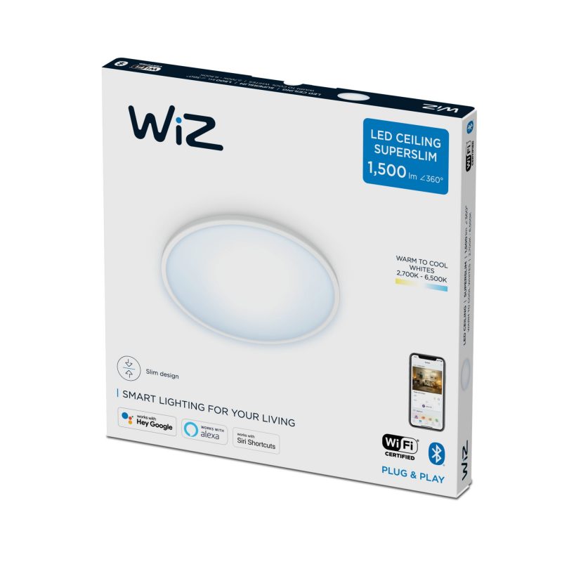 צמוד תקרה חכם אלחוטי 16W - SuperSlim Ceiling 16W 4 צמוד תקרה חכם אלחוטי 16W