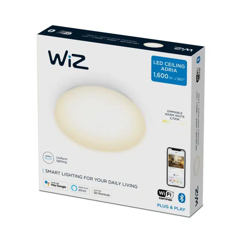 צמוד תקרה חכם עם גוון אור חם - Adria Ceiling 17W RD 2700K 3 צמוד תקרה חכם עם גוון אור חם