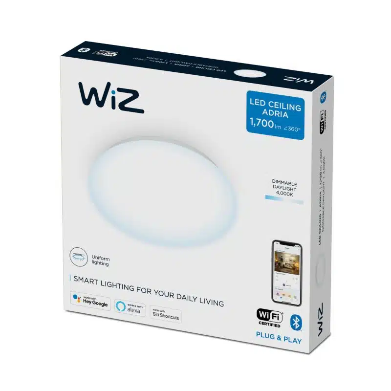 צמוד תקרה חכם עם גוון אור חם - Adria Ceiling 17W RD 2700K 2 צמוד תקרה חכם עם גוון אור נייטרלי