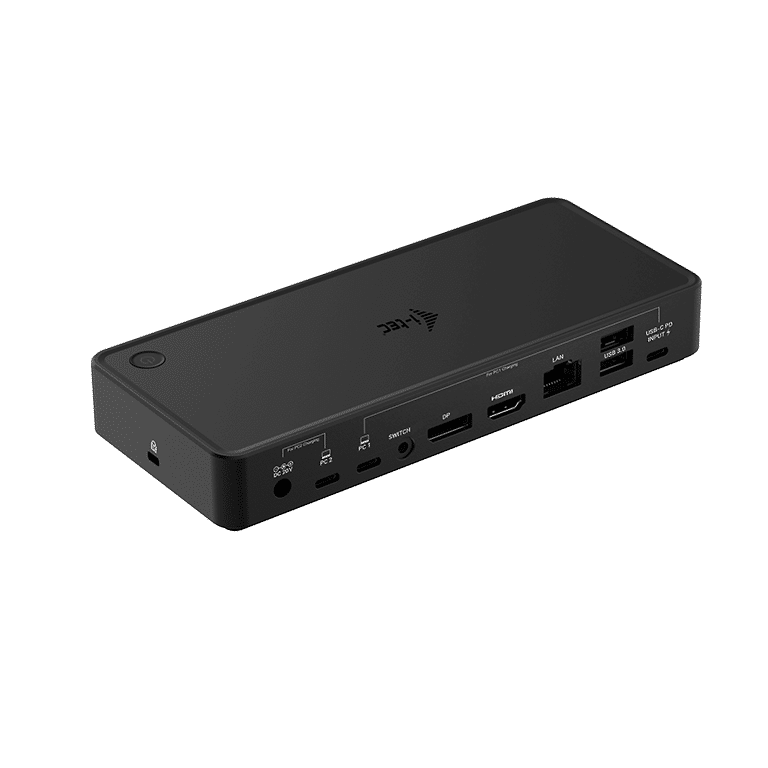 תחנת עגינה KVM USB-C/Thunderbolt עם תצוגה כפולה 3 תחנת עגינה KVM USB-C/Thunderbolt עם תצוגה כפולה – תמונה 3