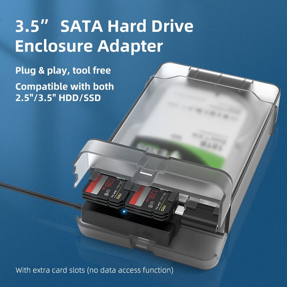 Maivo 5GB USB 3.2 Gen1 to SATA converter with Protective Box 5 Maiwo 5GB USB 3.2 Gen1 to SATA converter with Protective Box