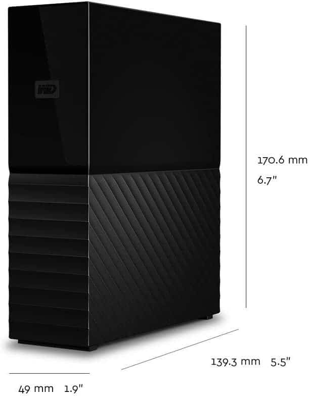 דיסק חיצוני 3.5 Western Digital My Book 8TB 2 דיסק חיצוני 3.5 Western Digital My Book 8TB