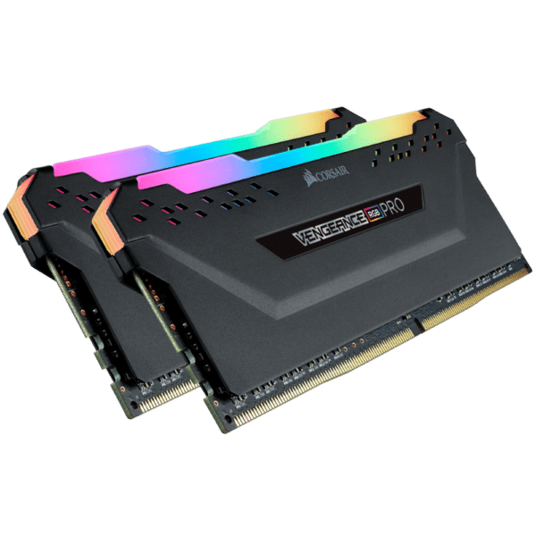 ז. לנייח Corsair 32GB 2X16 DDR4 3600MHZ CL18 Vengeance RGB