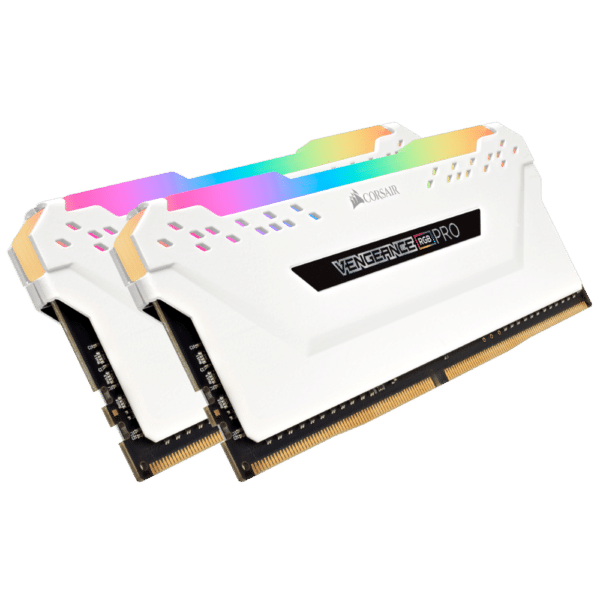 ז. לנייח Corsair DDR4 Vengeance RGB Pro 32GB 2X16 3200MHZ White