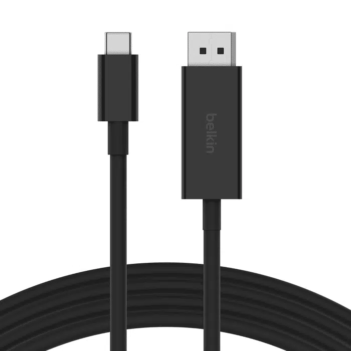 כבל USB-C ל-DisplayPort 1.4 באורך 2 מטר 2 כבל USB-C ל-DisplayPort 1.4 באורך 2 מטר