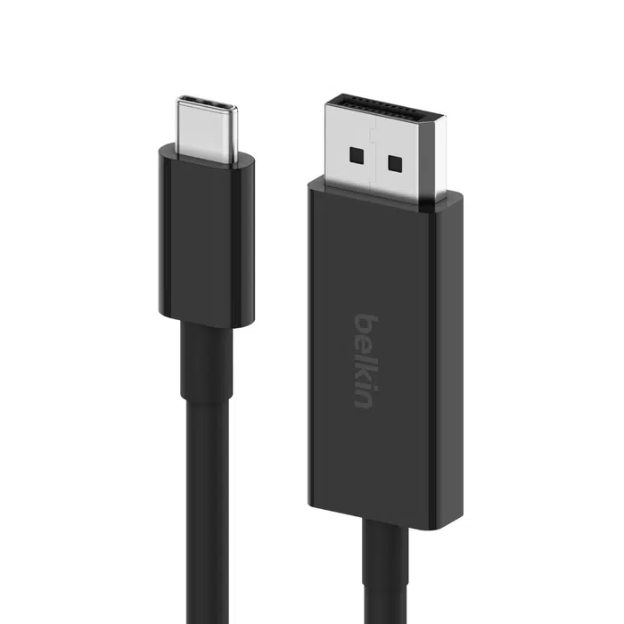 כבל USB-C ל-DisplayPort 1.4 באורך 2 מטר 1 כבל USB-C ל-DisplayPort 1.4 באורך 2 מטר