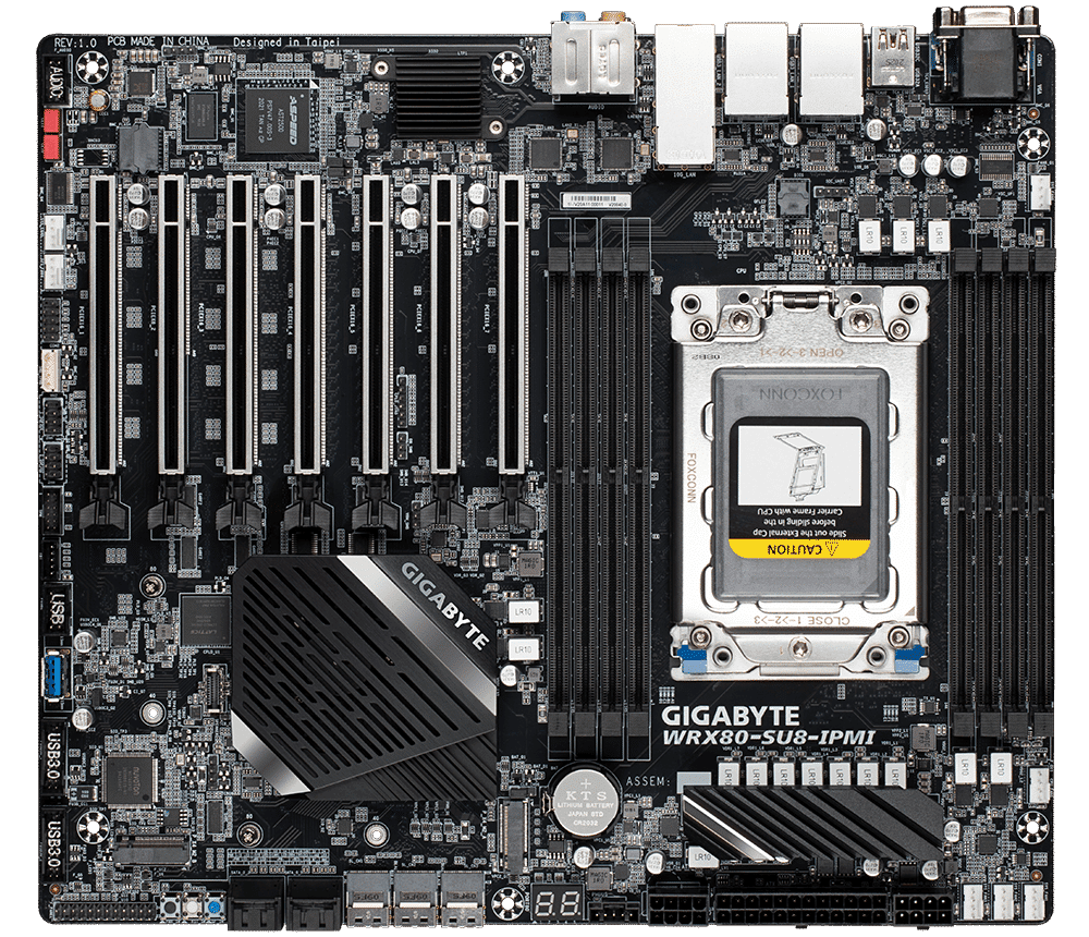 לוח אם למעבד Gigabyte WRX80-SUB-IPMI sWRX8 Ryzen TR pro 3000WX 3 לוח אם למעבד Gigabyte WRX80-SUB-IPMI sWRX8 Ryzen TR pro 3000WX