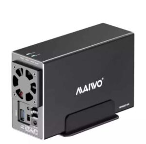 מארז חיצוני  ל-2 דיסקים MAIWO HDD 3.5 DUAL BAY USB3.2 RAID