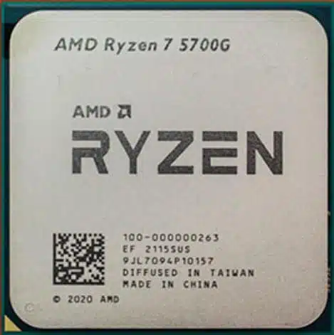 מעבד AMD Ryzen 7 5700G Tray 8Cores 16 Threads Vega 8 GPU