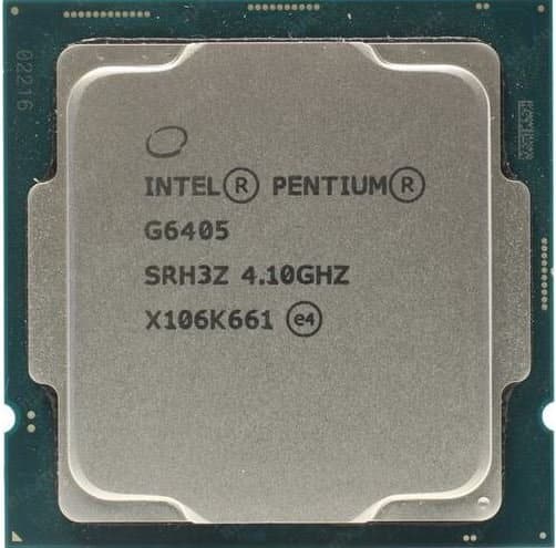 מעבד דור 10 Intel Pentium Gold G6405 Tray 4.1GHZ dual core
