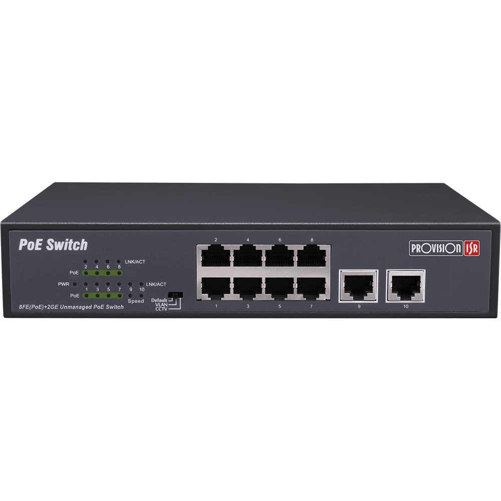 סוויץ 2PORT UPLOAD 1GB + Provision PoES-08120C+2GI 8port 10/100 2 סוויץ 2PORT UPLOAD 1GB + Provision PoES-08120C+2GI 8port 10/100