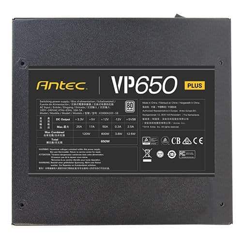 ספק כוח ANTEC VP650 PLUS 650W 80 PLUS White