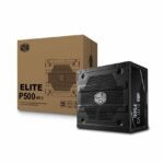 ספק כוח cooler master elite 500w v3 atx active pfc 4 מחשב גיימינג i3-13100, RTX 3050, 16GB 3200Mhz, 500GB NVMe, Windows 11