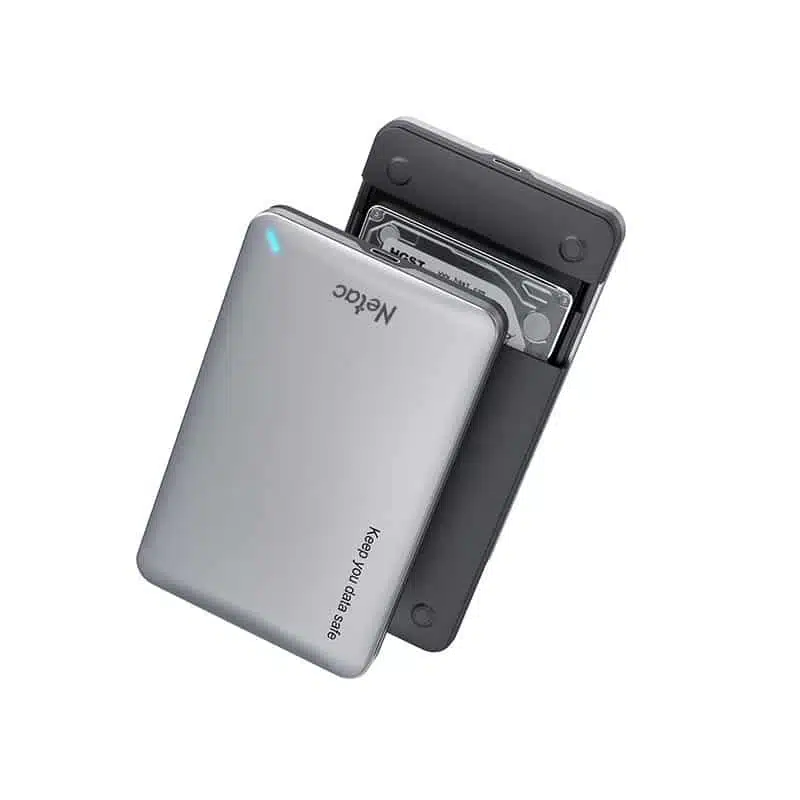 קופסא חיצונית Netac USB Type-C 2.5 Inch SATA HDD Case 2 קופסא חיצונית Netac USB Type-C 2.5 Inch SATA HDD Case