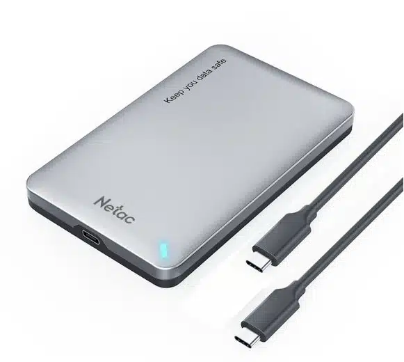 קופסא חיצונית Netac USB Type-C 2.5 Inch SATA HDD Case 1 קופסא חיצונית Netac USB Type-C 2.5 Inch SATA HDD Case