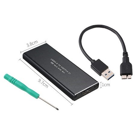 קופסא חיצונית לדיסק Gold touch usb3 to M2 SATA 1 קופסא חיצונית לדיסק Gold touch usb3 to M2