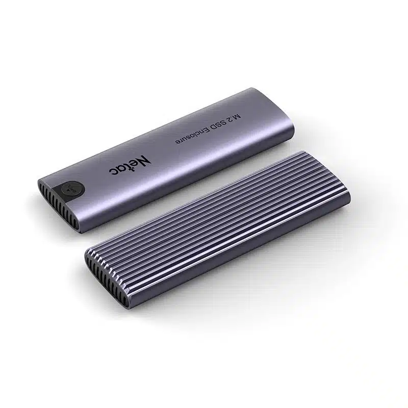 קופסא חיצונית לדיסק Netac USB Type-C to C/A NVME/M.2 SATA HDD Cas 2 קופסא חיצונית לדיסק Netac USB Type-C to C 2.5 Inch SATA HDD Case