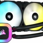 קירור נוזלי corsair h100 rgb 240mm liquid cpu cooler 4 מחשב גיימינג i7-13700F, RTX 4090, 32GB 5600Mhz, 500GB NVMe, Windows 11