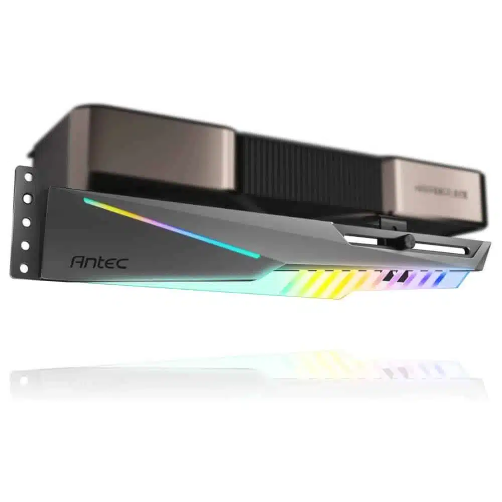 תומך לכרטיס מסך ANTEC GPU Holder Dagger Black RGB 1 תומך לכרטיס מסך ANTEC GPU Holder Dagger Black RGB