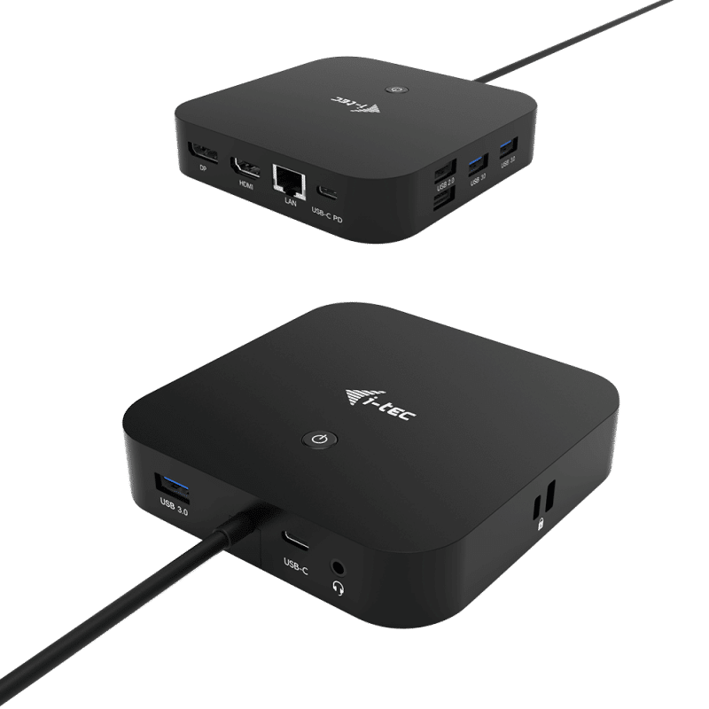 תחנת עגינה USB-C HDMI DP 100W 2 תחנת עגינה USB-C HDMI DP 100W