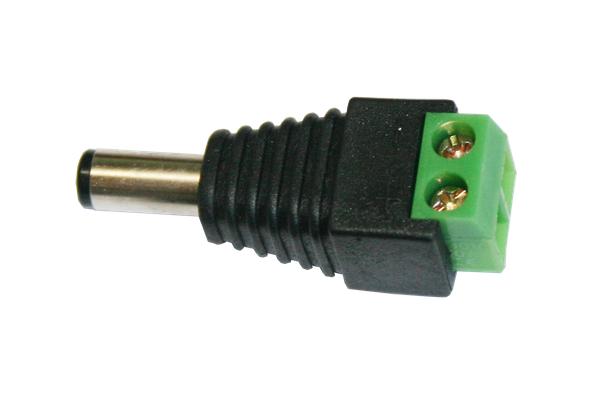 תקע DC למצלמות חיבור ברגים 1 תקע DC למצלמות חיבור ברגים