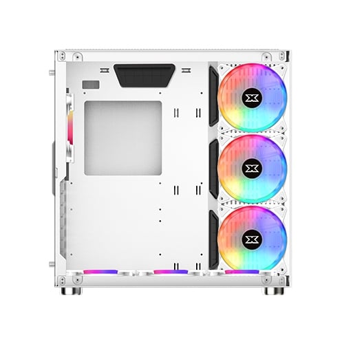 מארז גיימינג לבן AQUARIUS PLUS WHITE עם שלט ARGB 2 מארז גיימינג לבן AQUARIUS PLUS WHITE עם שלט ARGB