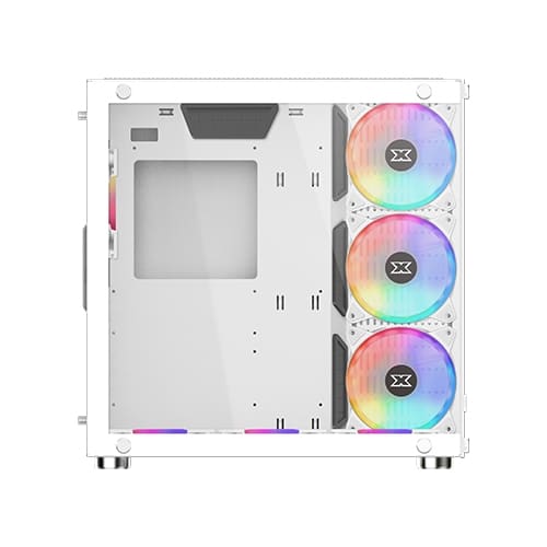 מארז גיימינג לבן AQUARIUS PLUS WHITE עם שלט ARGB 3 מארז גיימינג לבן AQUARIUS PLUS WHITE עם שלט ARGB