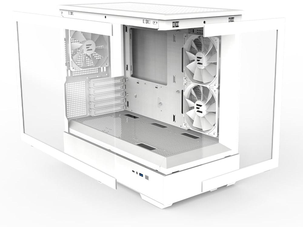 מארז גיימינג לבן Zakman P30 בצבע לבן עם מאווררי ARGB 5 מארז גיימינג לבן Zakman P30 בצבע לבן עם מאווררי ARGB