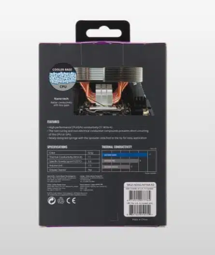 משחה טרמית CCOLER MASTER MASTER GEL MAKER 1.5ml Thermal Grease 4 משחה טרמית CCOLER MASTER MASTER GEL MAKER 1.5ml Thermal Grease