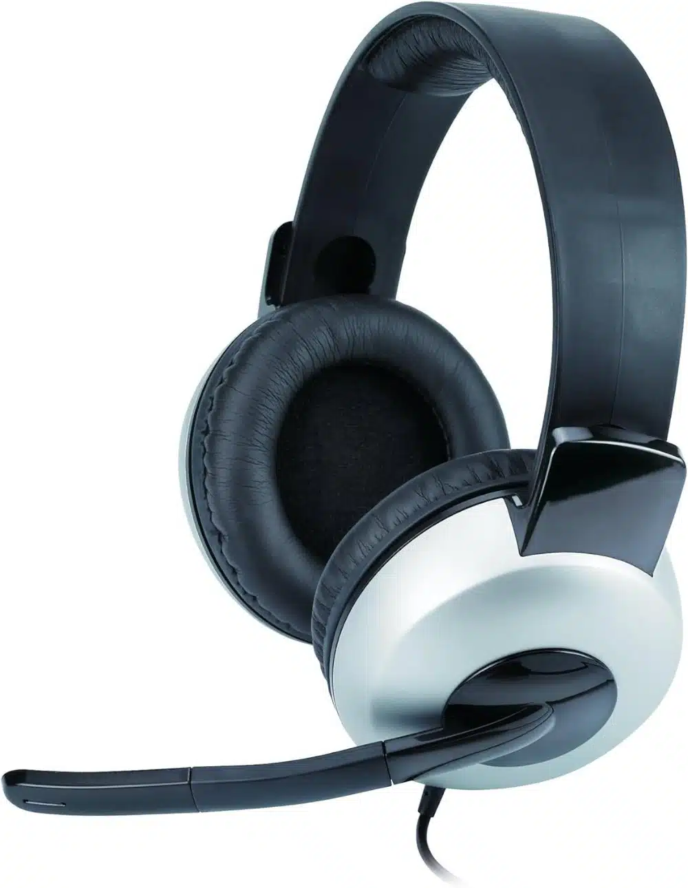 אוזניות ומיק Genius HS-05A Headphones and Mic PL Silver/Black 3 אוזניות ומיק Genius HS-05A Headphones and Mic PL Silver/Black – תמונה 3