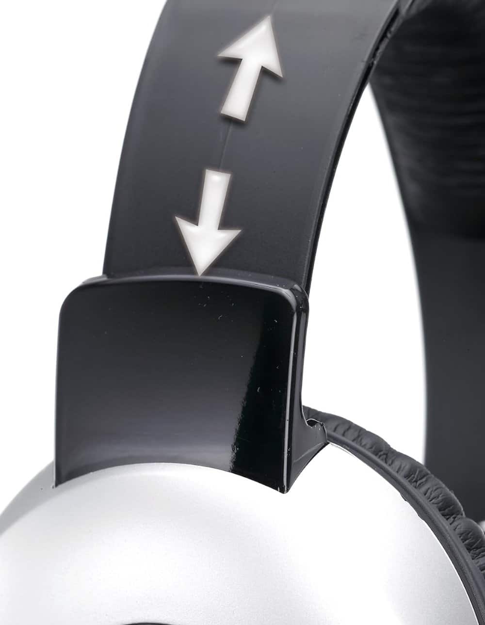 אוזניות ומיק Genius HS-05A Headphones and Mic PL Silver/Black 4 אוזניות ומיק Genius HS-05A Headphones and Mic PL Silver/Black – תמונה 4