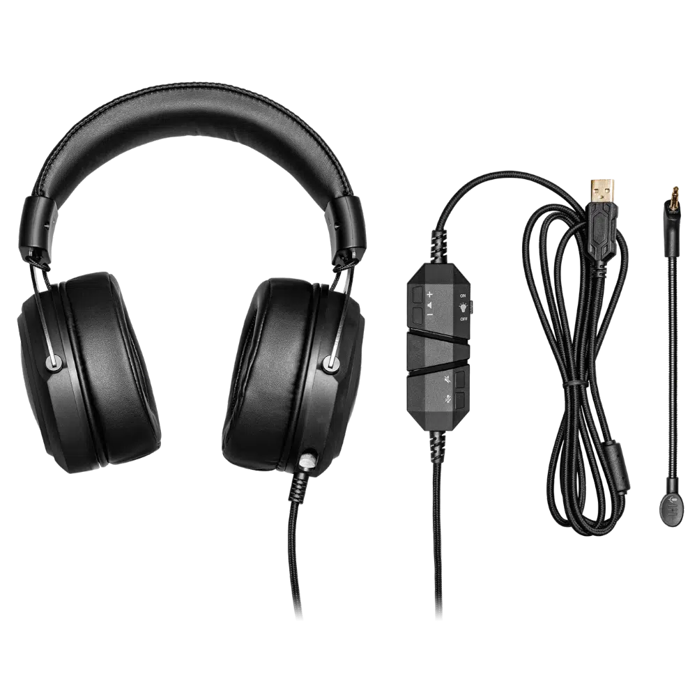 אוזניות גיימינג Cooler Master CH-331 USB Plus MIC 4 אוזניות גיימינג Cooler Master CH-331 USB Plus MIC – תמונה 4