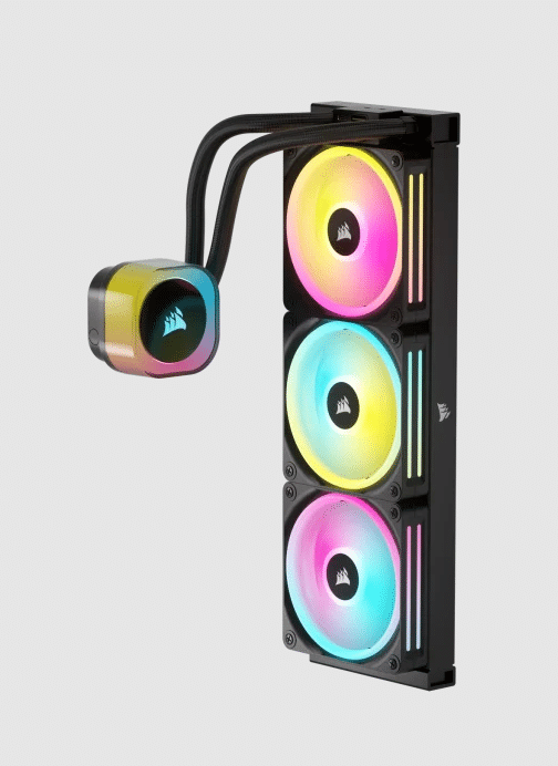 קירור נוזלי משולש Corsair iCUE LINK H150i RGB AIO Black 3 קירור נוזלי משולש Corsair iCUE LINK H150i RGB AIO Black – תמונה 3