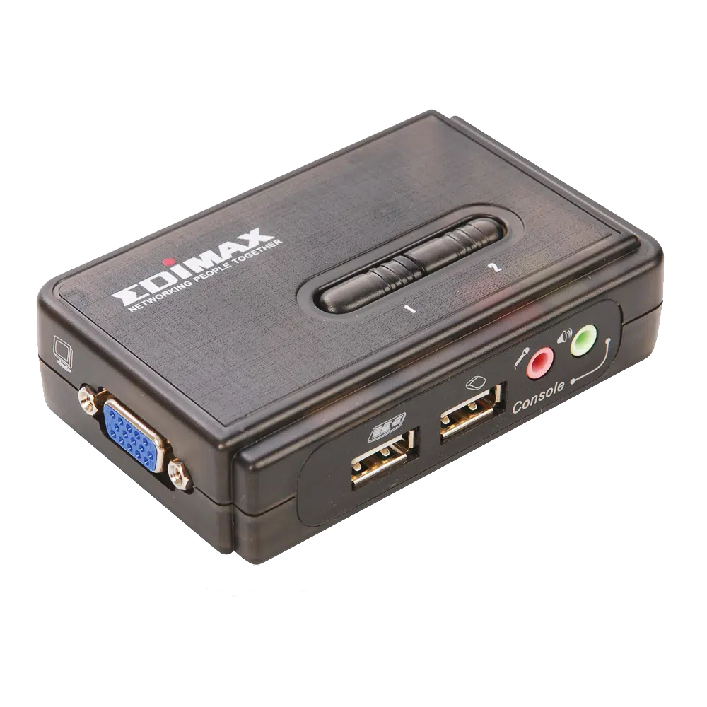 קופסאת מיתוג לשני מחשבים EDIMAX USB TO USB AND SOUND KVM 1 קופסאת מיתוג לשני מחשבים EDIMAX USB TO USB AND SOUND KVM