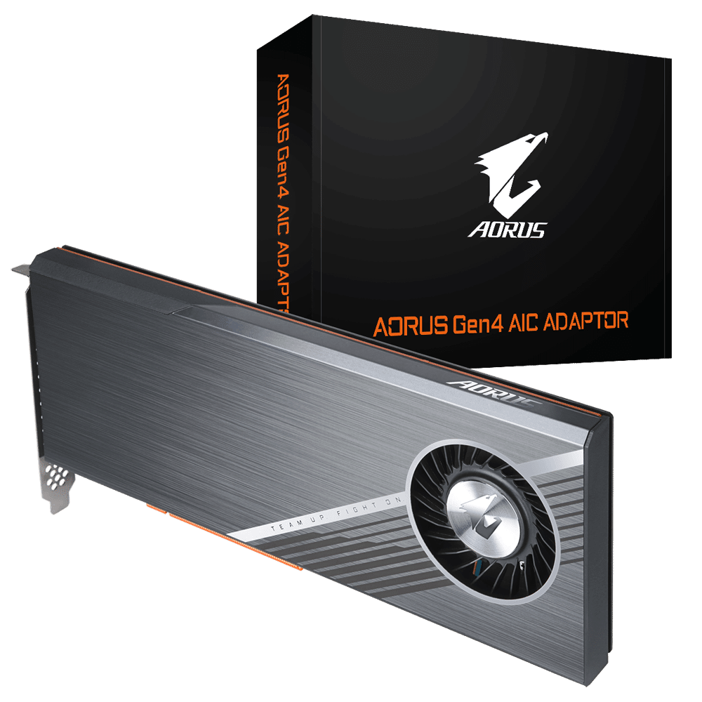 כרטיס AORUS GEN4 AIC ADAPTOR PCIe 4.0 RAID Storage Manager 1 כרטיס AORUS GEN4 AIC ADAPTOR PCIe 4.0 RAID Storage Manager
