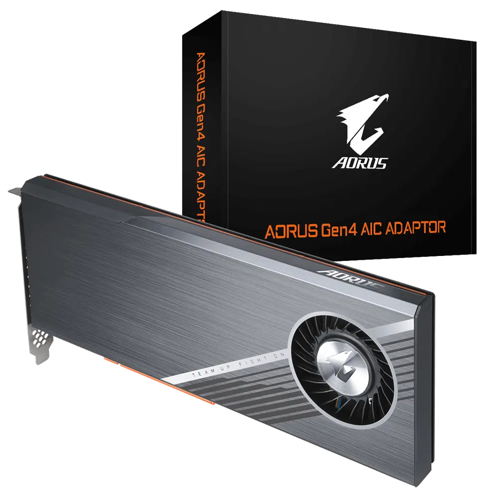 כרטיס AORUS GEN4 AIC ADAPTOR PCIe 4.0 RAID Storage Manager 1 כרטיס AORUS GEN4 AIC ADAPTOR PCIe 4.0 RAID Storage Manager