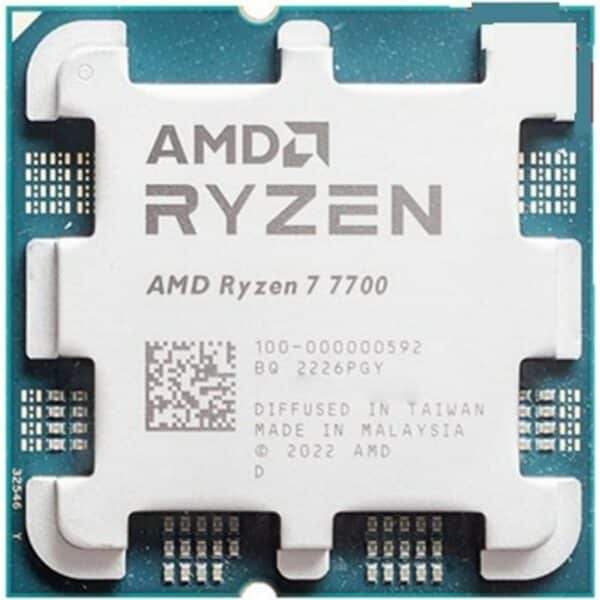 7700 מעבד AMD Ryzen 7 7700 Tray Gaming Processor PCIE 5.0 AM5 105W TDP