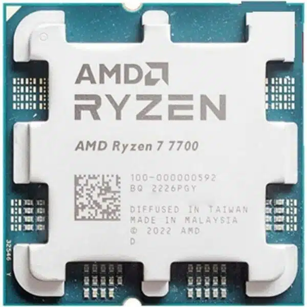 7700 מעבד AMD Ryzen 7 7700 Tray Gaming Processor PCIE 5.0 AM5 105W TDP